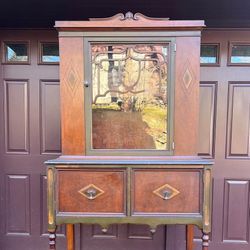 Jacobean Wall Unit / Showcase / Dresser 