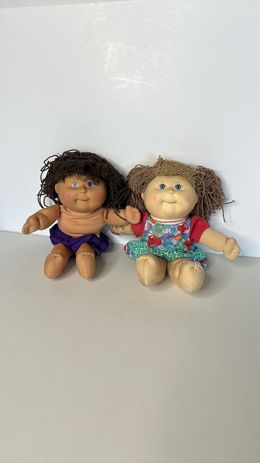 Vintage 1990 Cabbage Patch Curl and Crimp Hair Dolls