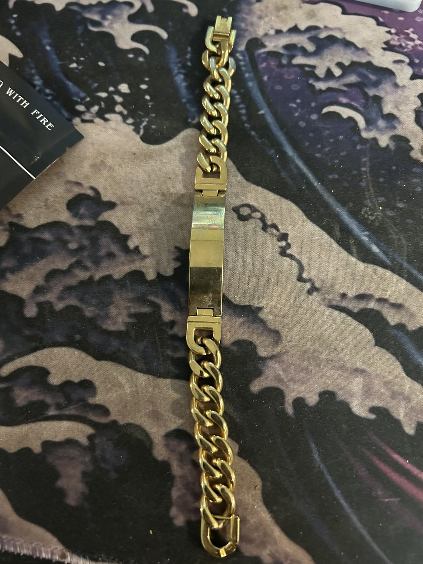 Gold Plated Bracelet (men’s) Medium