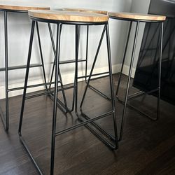 Mainstays High Bar Seats 4 Pcs 20 each