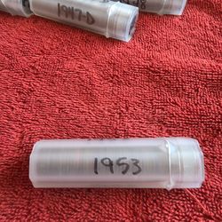 Collectible Coins Wheat Pennies 1953