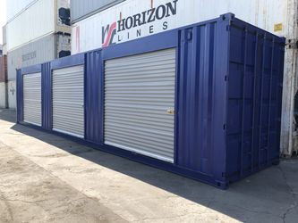 40FT Container - 3 Roll-Up Doors Included - Hesperia