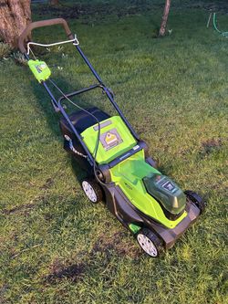 Greenworks 48V Cordless Lawn Mower – Battery & Charger Included