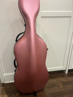 4/4 carbon fiber pink Cello case 7.7lbs