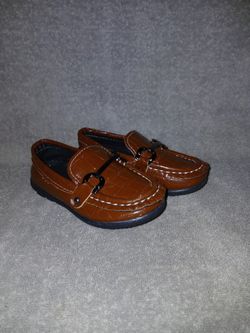Toddler Dark Brown Loafers Size 6c