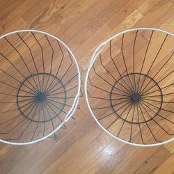 Set of 2 Wire Storage Basket with Handle