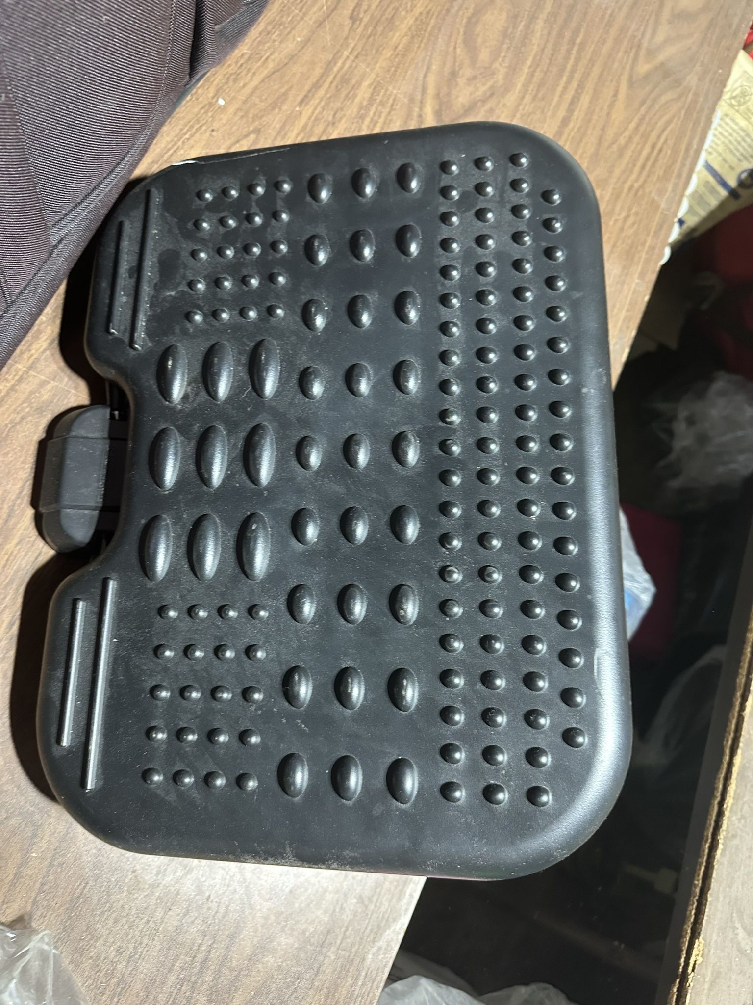 Foot Stool For Desk With Massage