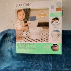 Summer Infant by Ingenuity My Size Potty Pro in White Toddler Potty Training Toilet