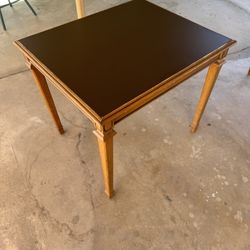 Set Of Two Wooden Tables 