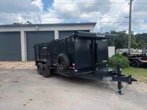AMP 7 x 16 High Side Dump Trailer 14k
