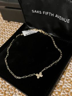 Saks Fifth Avenue Butterfly Chain