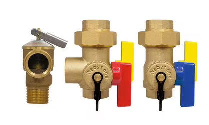 Webstone EXP Ultra-Compact Tankless Water Heater Service Valve Kit