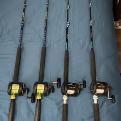 Trolling Rods Boat Ready