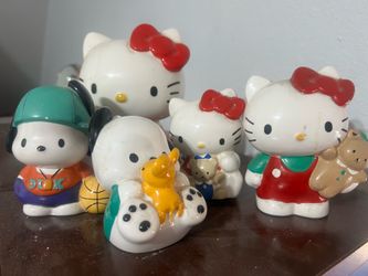 Hello kitty/Pochacco 90s ceramic set