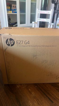 E27 g4 27 inch digital FHD monitor  it original box never been open