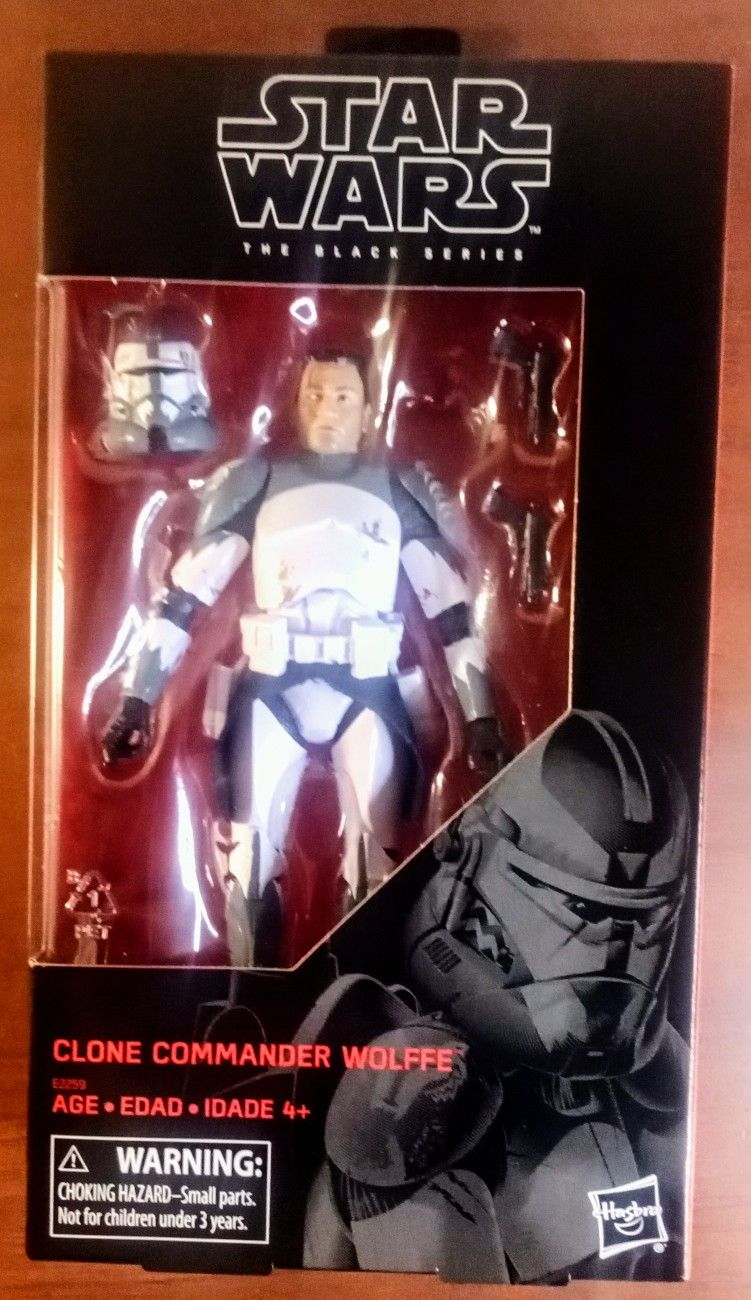 Star Wars, The Black Series: Clone Commander Wolffe, 2018 Hasbro Figure