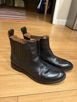 Franco Sarto Leather Boots Size 7