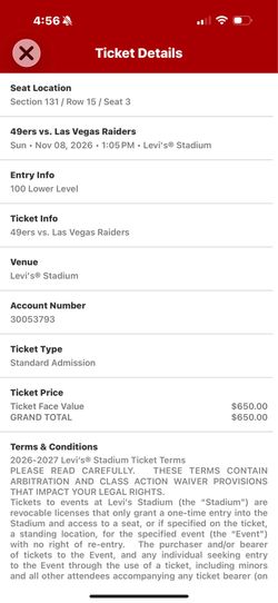 Raiders vs 49ers