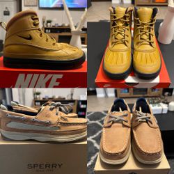 Nike 3Y Boots & Sperry’s