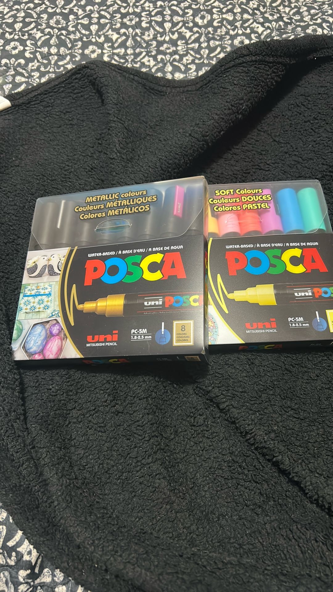Posca 8 Pack Metallic And Pastel Color 