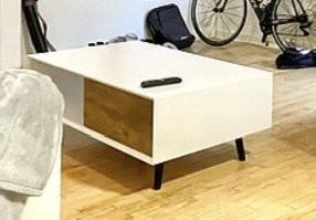 Coffee Table With Storage 48x26