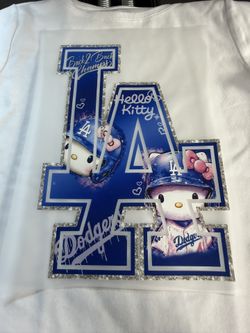 Hello Kitty Dodger Shirt Youth/adult Sizes