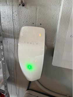 Tesla charger garage