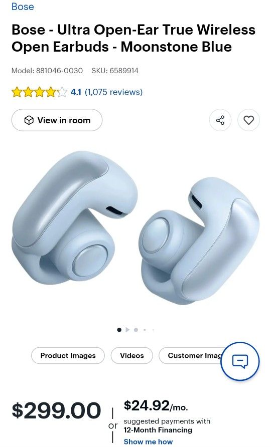 Bose Ultra Open Earbuds 100% Authentic