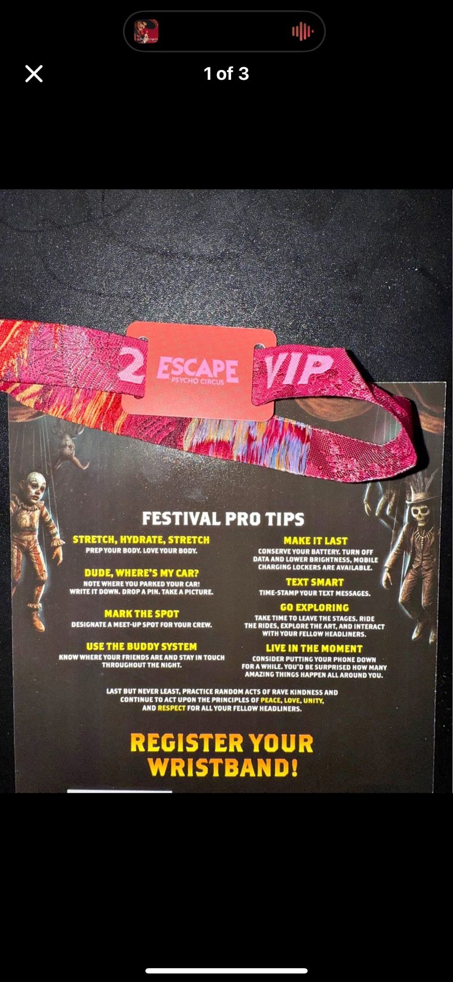 ESCAPE VIP 2-Day TICKET