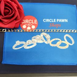 14k Concave Curb Bracelet