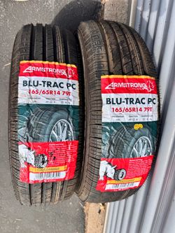 Pair (2) 165 65 14 all season tires