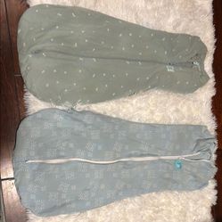 Ergobaby Kids Sleep Sacks - Light Blue and Green