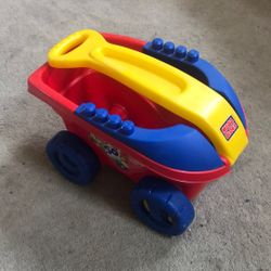 Mega Blocks Plastic Wagon