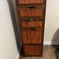 Cabinet with 5 drawers 18 x 15 x 50.5 Smoke free household