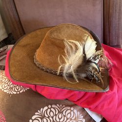 California Hats Hand Made Large Genuine Leather 