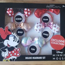 DELUXE MINNIE MOUSE HEADBANDS SET