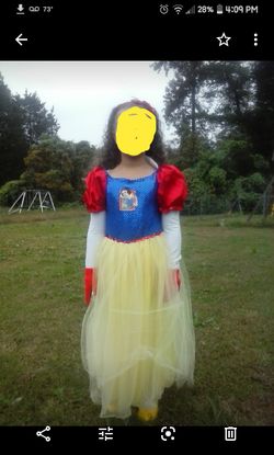 Girls Snow White Halloween Costume