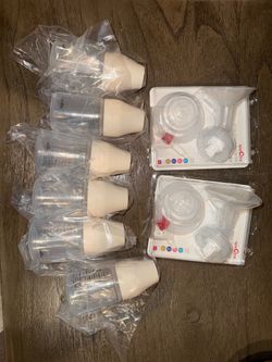 Two full sets of spectra accessories and 6 brand new collection cups