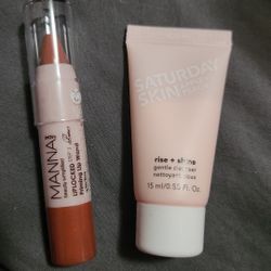 2 For 1 - Priming Lip Wand & Saturday Skin Cleanser 