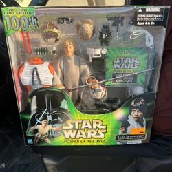 STAR WARS LUKE SKYWALKER 100th ACTION FIGURE COLLECTION 2000 HASBRO