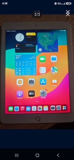 Ipad 6 white 128gb