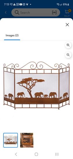 Safari Fireplace Screen - NEW