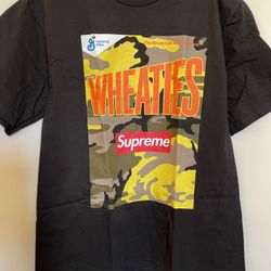 Supreme WHEATIES T-Shirt Black - Size L