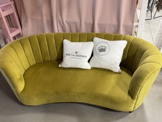 Velvet/velour Couch