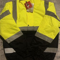 HiVis Waterproof Safety Jackets