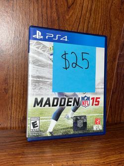 Clean Copy PlayStation 4 & 5 Video Game PS5 PS4 Football Madden NFL 2015