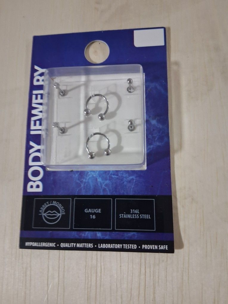 Body Jewelry Lip Rings Ear Rings And Tongue Ring