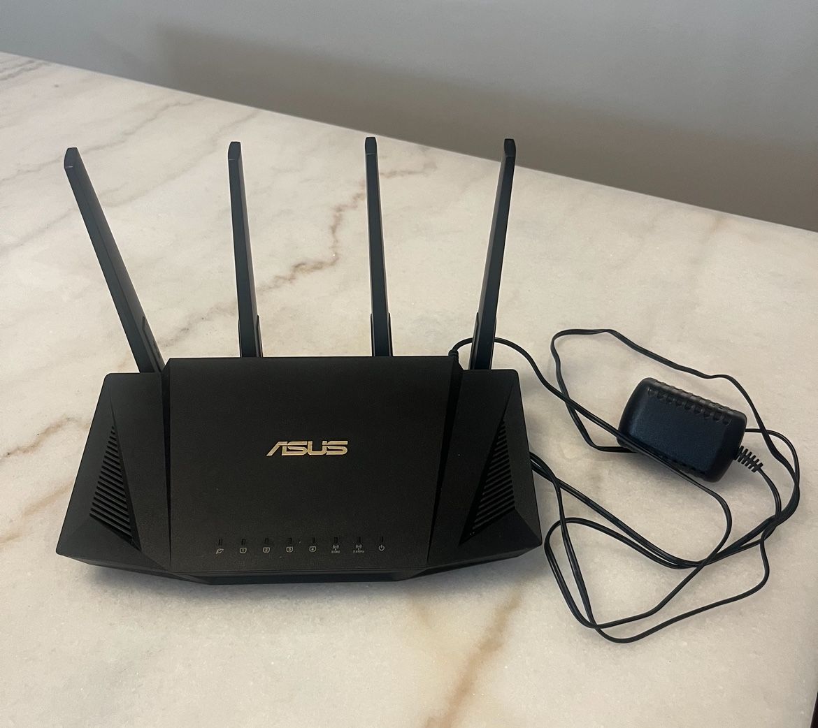 ASUS - AX3000 Dual-Band WiFi 6 Wireless Router