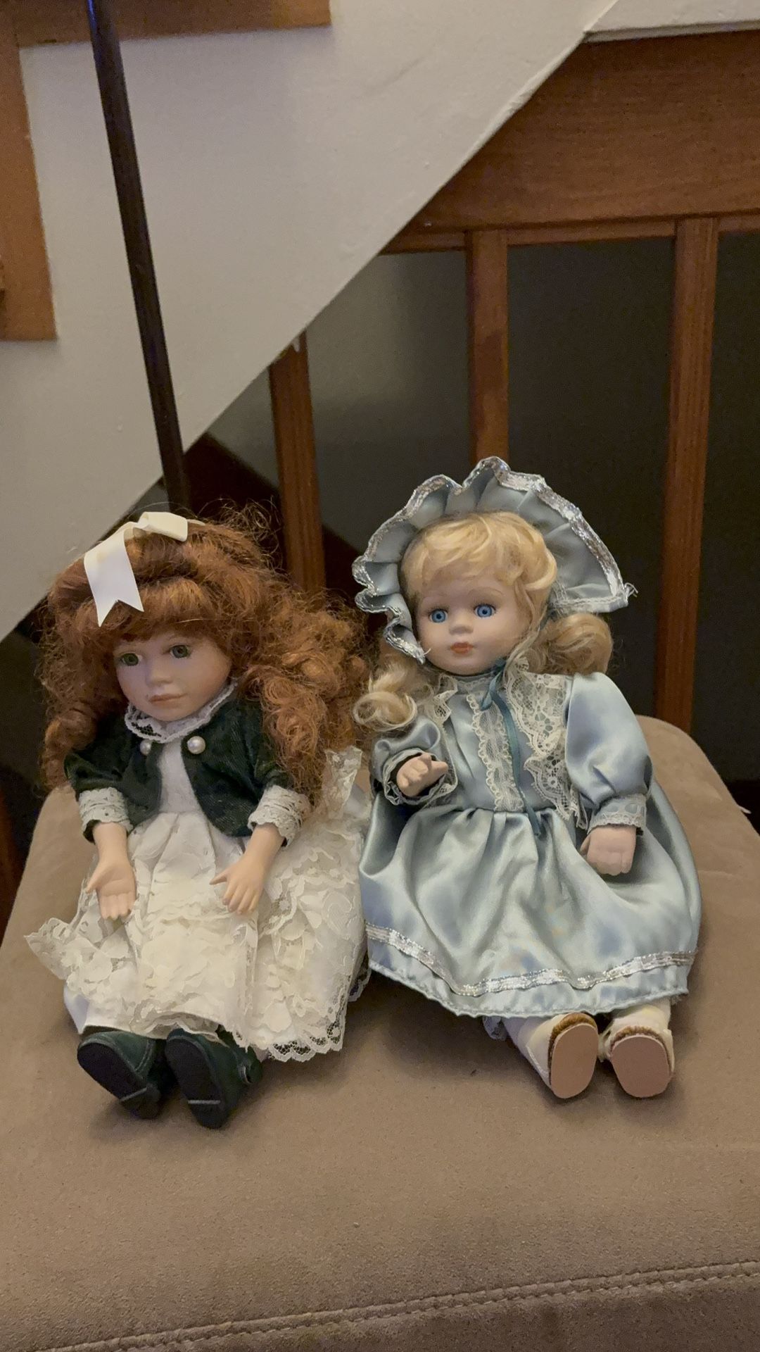 Porcelain Dolls Musical And Moveable