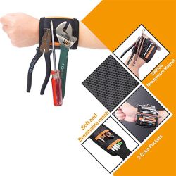 Adjustable Wrist Strap Magnetic Tool Belt